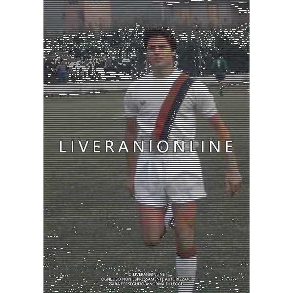 DIAP-RETROSPETTIVA ENNIO MASTALLI CALCIATORE NELLA FOTO ENNIO MASTALLI CON LA MAGLIA DEL BOLOGNA CALCIO AG ALDO LIVERANI SAS