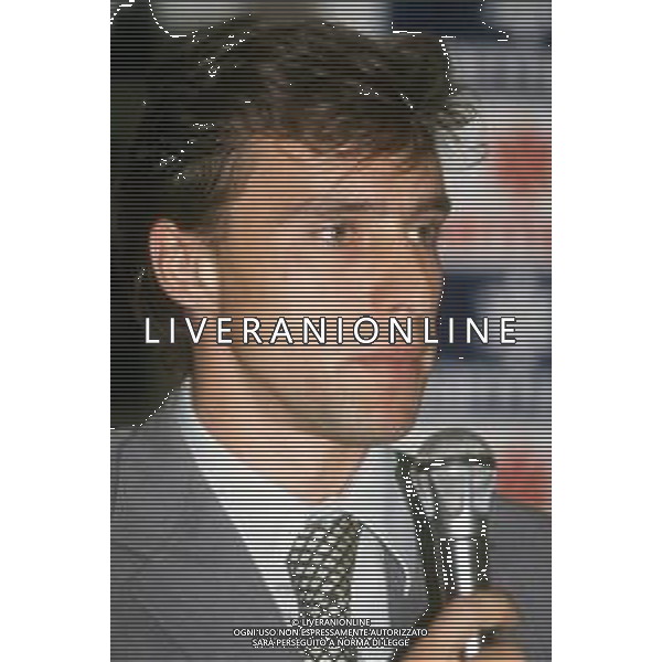 DIAP-RETROSPETTIVA ENRICO CHIESA CALCIATORE NELLA FOTO ENRICO CHIESA PRESENTAZIONE AL PARMA CALCIO NELL\'ANNO 1996 AG ALDO LIVERANI SAS