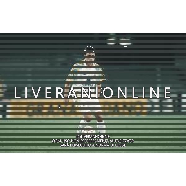 DIAP-RETROSPETTIVA ENRICO CHIESA CALCIATORE NELLA FOTO ENRICO CHIESA CON LA MAGLIA DEL PARMA CALCIO AG ALDO LIVERANI SAS