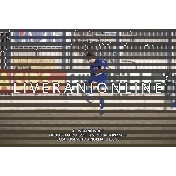DIAP-RETROSPETTIVA ENRICO CHIESA CALCIATORE NELLA FOTO ENRICO CHIESA CON LA MAGLIA DELLA SAMPDORIA CALCIO AG ALDO LIVERANI SAS 