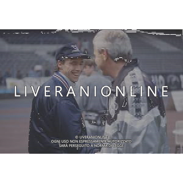 DIAP-RETROSPETTIVA ENRICO CHIESA CALCIATORE NELLA FOTO ENRICO CHIESA CON MARCELLO LIPPI AG ALDO LIVERANI SAS