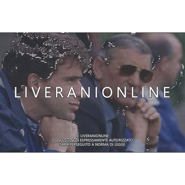 DIAP-RETROSPETTIVA ENRICO CHIESA CALCIATORE NELLA FOTO ENRICO CHIESA CON LA MAGLIA DELLA NAZIONALE ITALIANA NELL\'ANNO 1995-96 AG ALDO LIVERANI SAS