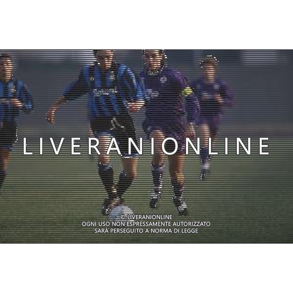 DIAP-RETROSPETTIVA EDY BAGGIO CALCIATORE NELLA FOTO EDY BAGGIO CON LA MAGLIA DELLA FIORENTINA CALCIO NELL\'ANNO 1992-93 AG ALDO LIVERANI SAS