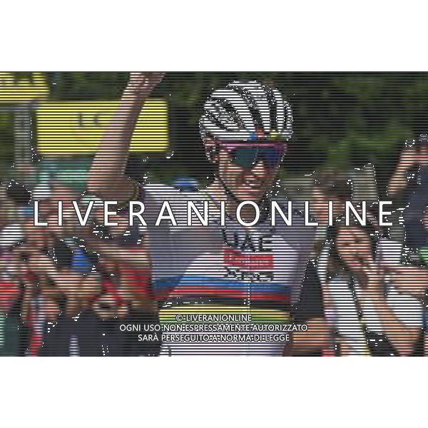 13-06-2025 Criterium Du Dauphine Libere; Tappa 06 Valserhone - Combloux; 2025, Uae Team Emirates - Xrg; Pogacar, Tadej; Combloux; ©SIROTTI - AGENZIA ALDO LIVERANI SAS