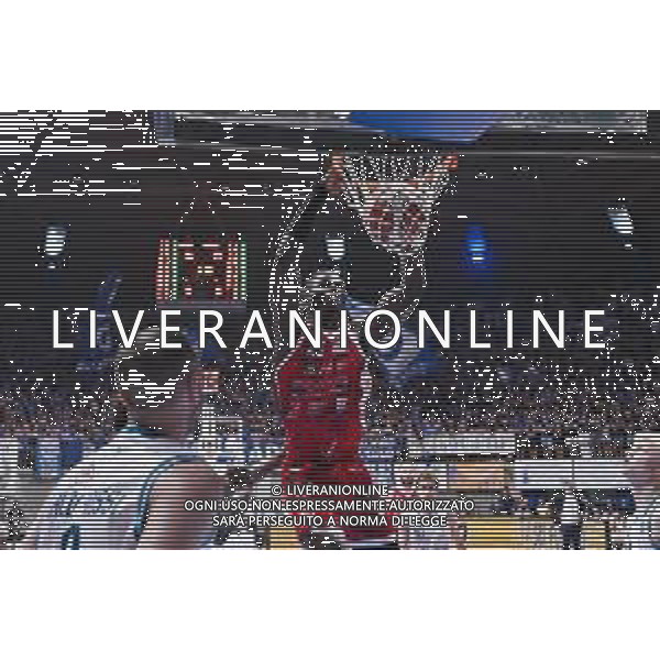 TVRG Cantù vs Rimini nella foto Gora Camara (Rimini) Acqua San Bernardo Cantu\' vs Rivierabanca Basket Rimini Desio (MB) 13-06-2025 PalaFitLine Campionato Serie A2 - gara 3 finale playoff promozione in Serie A foto Roberto Garavaglia/Agenzia Aldo Liverani sas