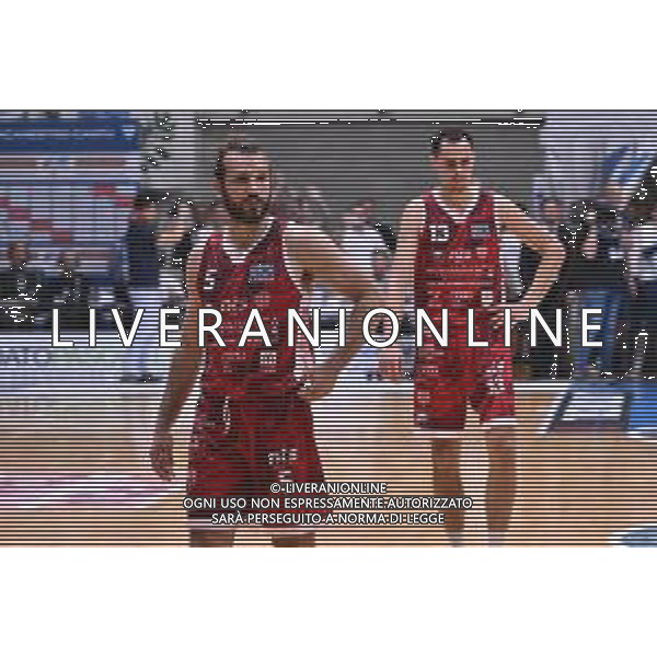 TVRG Cantù vs Rimini nella foto Alessandro Grande (Rimini) e Pierpaolo Marini (Rimini) Acqua San Bernardo Cantu\' vs Rivierabanca Basket Rimini Desio (MB) 13-06-2025 PalaFitLine Campionato Serie A2 - gara 3 finale playoff promozione in Serie A foto Roberto Garavaglia/Agenzia Aldo Liverani sas