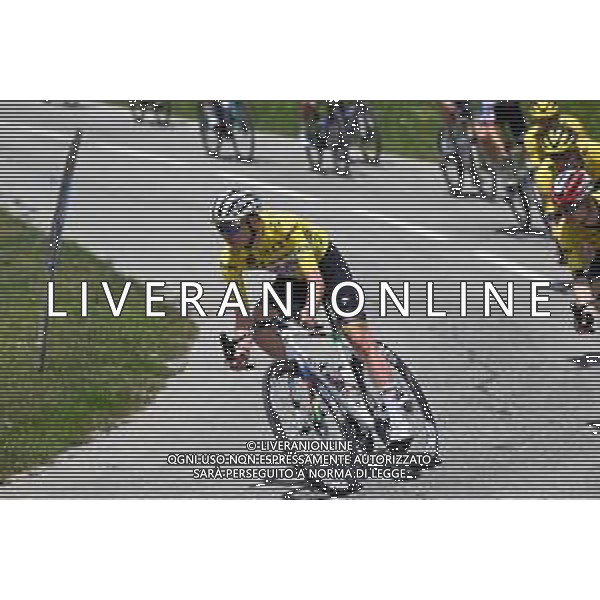 14-06-2025 Criterium Du Dauphine Libere; Tappa 07 Grand Algueblanche - Valmeinier 1800; 2025, Uae Team Emirates - Xrg; Pogacar, Tadej; Col De La Madeleine; ©SIROTTI - AGENZIA ALDO LIVERANI SAS