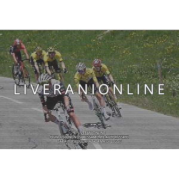 14-06-2025 Criterium Du Dauphine Libere; Tappa 07 Grand Algueblanche - Valmeinier 1800; 2025, Uae Team Emirates - Xrg; 2025, Visma - Lease A Bike; Pogacar, Tadej; Vingegaard, Jonas; Col De La Madeleine; ©SIROTTI - AGENZIA ALDO LIVERANI SAS
