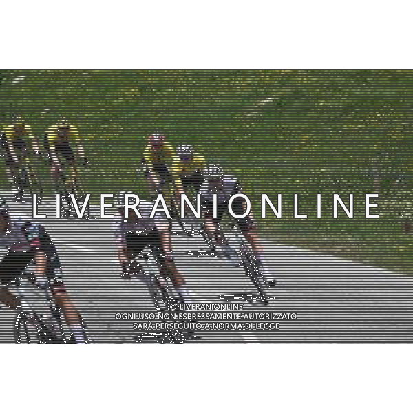 14-06-2025 Criterium Du Dauphine Libere; Tappa 07 Grand Algueblanche - Valmeinier 1800; 2025, Uae Team Emirates - Xrg; 2025, Visma - Lease A Bike; Pogacar, Tadej; Vingegaard, Jonas; Col De La Madeleine; ©SIROTTI - AGENZIA ALDO LIVERANI SAS