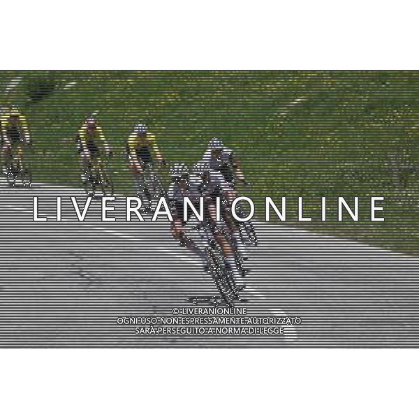 14-06-2025 Criterium Du Dauphine Libere; Tappa 07 Grand Algueblanche - Valmeinier 1800; 2025, Uae Team Emirates - Xrg; 2025, Visma - Lease A Bike; Pogacar, Tadej; Vingegaard, Jonas; Col De La Madeleine; ©SIROTTI - AGENZIA ALDO LIVERANI SAS