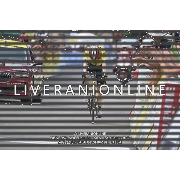 14-06-2025 Criterium Du Dauphine Libere; Tappa 07 Grand Algueblanche - Valmeinier 1800; 2025, Visma - Lease A Bike; Vingegaard, Jonas; Valmeinier 1800; ©SIROTTI - AGENZIA ALDO LIVERANI SAS