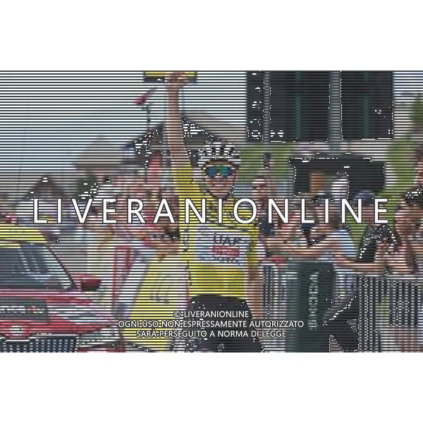 14-06-2025 Criterium Du Dauphine Libere; Tappa 07 Grand Algueblanche - Valmeinier 1800; 2025, Uae Team Emirates - Xrg; Pogacar, Tadej; Valmeinier 1800; ©SIROTTI - AGENZIA ALDO LIVERANI SAS