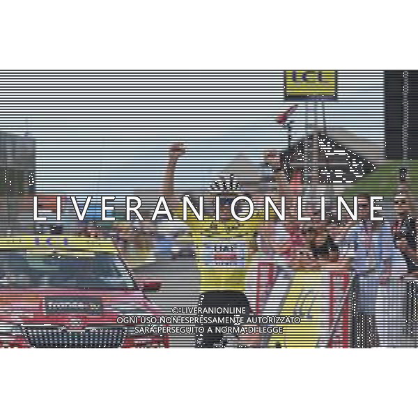 14-06-2025 Criterium Du Dauphine Libere; Tappa 07 Grand Algueblanche - Valmeinier 1800; 2025, Uae Team Emirates - Xrg; Pogacar, Tadej; Valmeinier 1800; ©SIROTTI - AGENZIA ALDO LIVERANI SAS