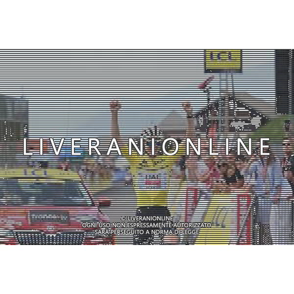 14-06-2025 Criterium Du Dauphine Libere; Tappa 07 Grand Algueblanche - Valmeinier 1800; 2025, Uae Team Emirates - Xrg; Pogacar, Tadej; Valmeinier 1800; ©SIROTTI - AGENZIA ALDO LIVERANI SAS