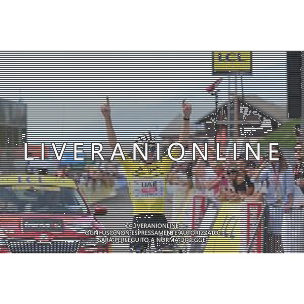 14-06-2025 Criterium Du Dauphine Libere; Tappa 07 Grand Algueblanche - Valmeinier 1800; 2025, Uae Team Emirates - Xrg; Pogacar, Tadej; Valmeinier 1800; ©SIROTTI - AGENZIA ALDO LIVERANI SAS