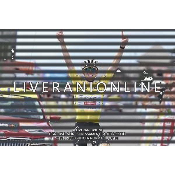 14-06-2025 Criterium Du Dauphine Libere; Tappa 07 Grand Algueblanche - Valmeinier 1800; 2025, Uae Team Emirates - Xrg; Pogacar, Tadej; Valmeinier 1800; ©SIROTTI - AGENZIA ALDO LIVERANI SAS