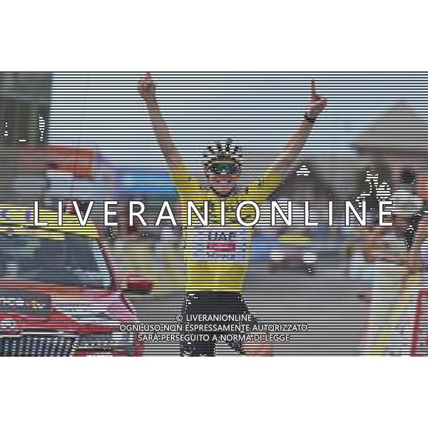 14-06-2025 Criterium Du Dauphine Libere; Tappa 07 Grand Algueblanche - Valmeinier 1800; 2025, Uae Team Emirates - Xrg; Pogacar, Tadej; Valmeinier 1800; ©SIROTTI - AGENZIA ALDO LIVERANI SAS