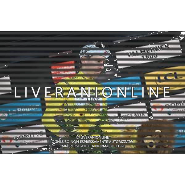 14-06-2025 Criterium Du Dauphine Libere; Tappa 07 Grand Algueblanche - Valmeinier 1800; 2025, Uae Team Emirates - Xrg; Pogacar, Tadej; Valmeinier 1800; ©SIROTTI - AGENZIA ALDO LIVERANI SAS