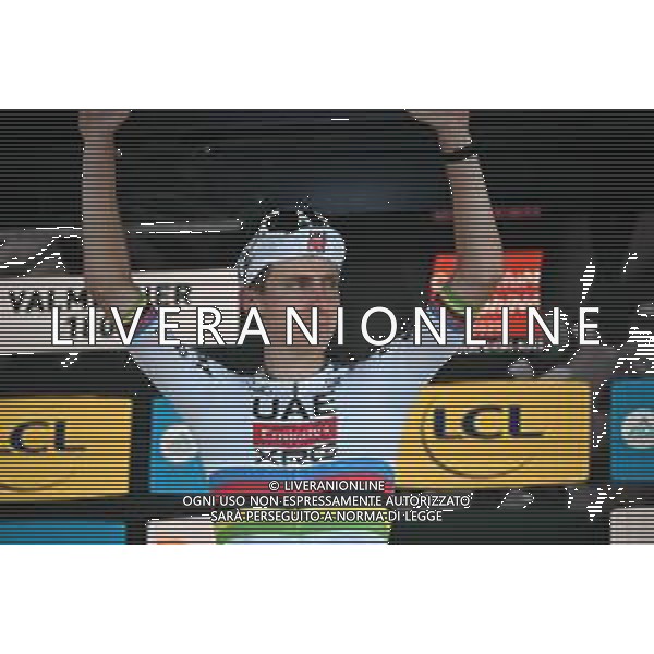 14-06-2025 Criterium Du Dauphine Libere; Tappa 07 Grand Algueblanche - Valmeinier 1800; 2025, Uae Team Emirates - Xrg; Pogacar, Tadej; Valmeinier 1800; ©SIROTTI - AGENZIA ALDO LIVERANI SAS