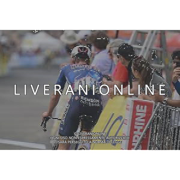 14-06-2025 Criterium Du Dauphine Libere; Tappa 07 Grand Algueblanche - Valmeinier 1800; 2025, Soudal - Quick Step; Evenepoel, Remco; Valmeinier 1800; ©SIROTTI - AGENZIA ALDO LIVERANI SAS