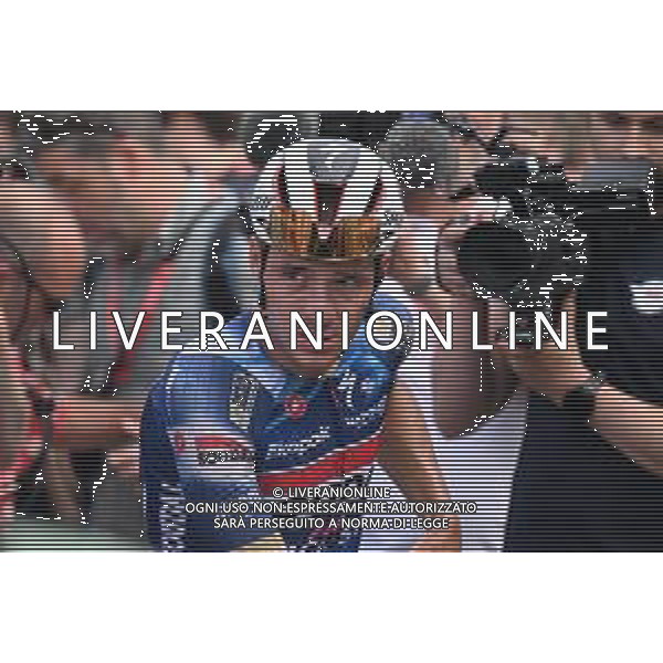 14-06-2025 Criterium Du Dauphine Libere; Tappa 07 Grand Algueblanche - Valmeinier 1800; 2025, Soudal - Quick Step; Evenepoel, Remco; Valmeinier 1800; ©SIROTTI - AGENZIA ALDO LIVERANI SAS