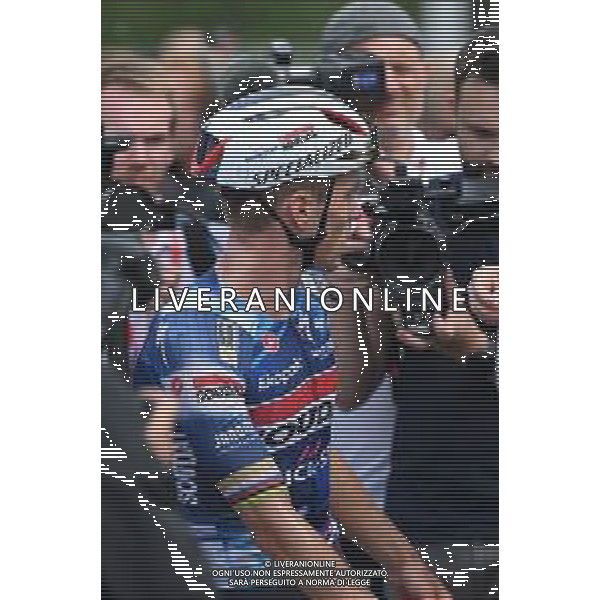14-06-2025 Criterium Du Dauphine Libere; Tappa 07 Grand Algueblanche - Valmeinier 1800; 2025, Soudal - Quick Step; Evenepoel, Remco; Valmeinier 1800; ©SIROTTI - AGENZIA ALDO LIVERANI SAS