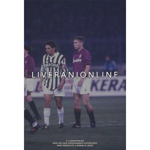 DIAP-RETROSPETTIVA SANDRO COIS CALCIATORE NELLA FOTO SANDRO COIS CON LA MAGLIA DEL TORINO CALCIO NELL\'ANNO 1993 AG ALDO LIVERANI SAS