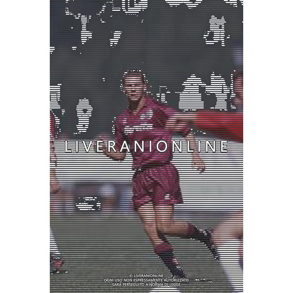 DIAP-RETROSPETTIVA SANDRO COIS CALCIATORE NELLA FOTO SANDRO COIS CON LA MAGLIA DEL TORINO CALCIO NELL\'ANNO 1993 AG ALDO LIVERANI SAS