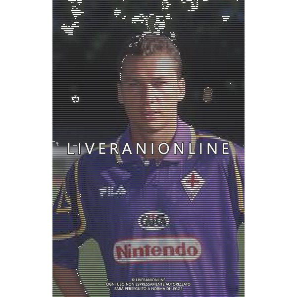 DIAP-RETROSPETTIVA SANDRO COIS CALCIATORE NELLA FOTO SANDRO COIS CON LA MAGLIA DELLA FIORENTINA CALCIO AG ALDO LIVERANI SAS
