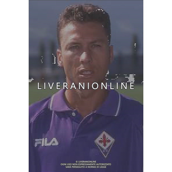 DIAP-RETROSPETTIVA SANDRO COIS CALCIATORE NELLA FOTO SANDRO COIS CON LA MAGLIA DELLA FIORENTINA CALCIO AG ALDO LIVERANI SAS