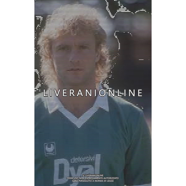 DIAP-RETROSPETTIVA PAOLO BENEDETTI CALCIATORE NELLA FOTO PAOLO BENEDETTI CON LA MAGLIA DELL\'AVELLINO CALCIO 1987-88 AG ALDO LIVERANI SAS