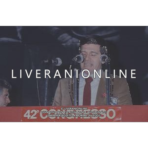 DIAP-RETROSPETTIVA GIORGIOO BENVENUTO POLITICO NELLA FOTO GIORGIO BENVENUTO A MILANO NELL\'ANNO 1981 AG ALDO LIVERANI SAS