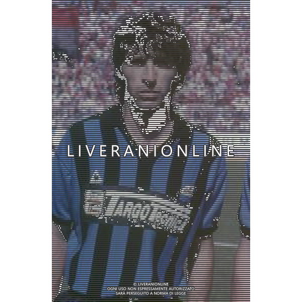 DIAP-RETROSPETTIVA MARIO FACCENDA CALCIATORE NELLA FOTO MARIO FACCENDA CON LA MAGLIA DEL PISA CALCIO AG ALDO LIVERANI SAS