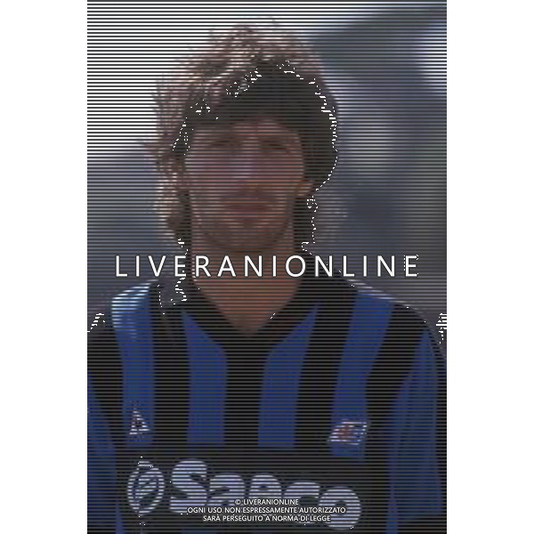 DIAP-RETROSPETTIVA MARIO FACCENDA CALCIATORE NELLA FOTO MARIO FACCENDA CON LA MAGLIA DEL PISA CALCIO AG ALDO LIVERANI SAS