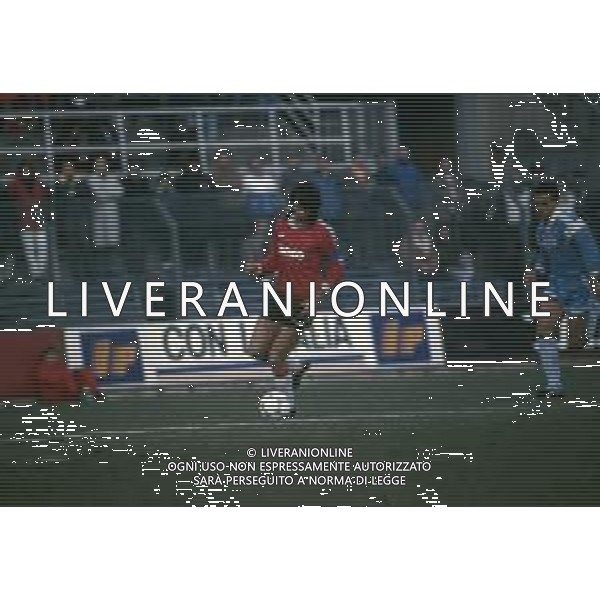 DIAP-RETROSPETTIVA MARIO FACCENDA CALCIATORE NELLA FOTO MARIO FACCENDA CON LA MAGLIA DEL PISA CALCIO AG ALDO LIVERANI SAS