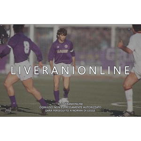 DIAP-RETROSPETTIVA MARIO FACCENDA CALCIATORE NELLA FOTO MARIO FACCENDA CON LA MAGLIA DELLA FIORENTINA CALCIO AG ALDO LIVERANI SAS