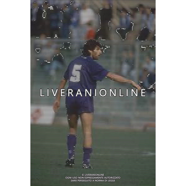 DIAP-RETROSPETTIVA MARIO FACCENDA CALCIATORE NELLA FOTO MARIO FACCENDA CON LA MAGLIA DELLA FIORENTINA CALCIO AG ALDO LIVERANI SAS
