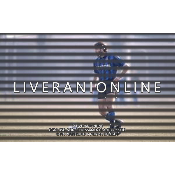 DIAP-RETROSPETTIVA TEBALDO BIGLIARDI CALCIATORE NELLA FOO TEBALDO BIGLIARDI CON LA MAGLIA DELL\'ATALANTA CALCIO NELL\'ANNO 1992-1993 AG ALDO LIVERANI SAS
