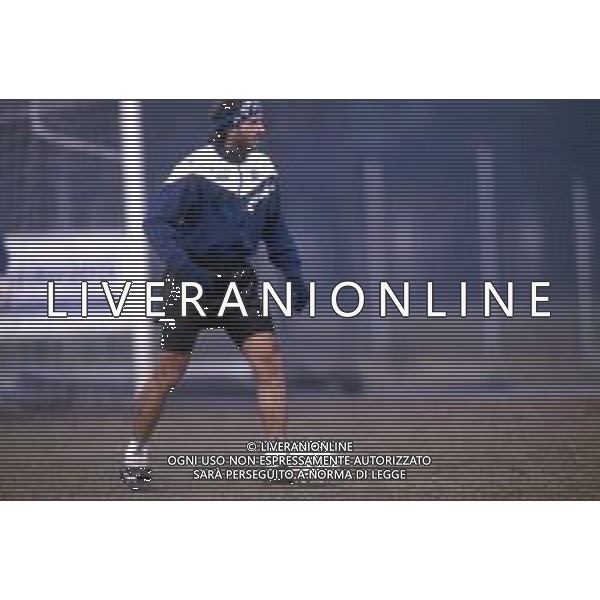 DIAP-RETROSPETTIVA TEBALDO BIGLIARDI CALCIATORE NELLA FOO TEBALDO BIGLIARDI CON LA MAGLIA DELL\'ATALANTA CALCIO NELL\'ANNO 1992-1993 AG ALDO LIVERANI SAS