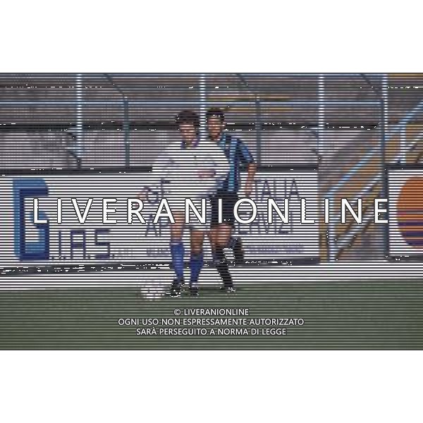 DIAP-RETROSPETTIVA FRANCESCO COLONNESE CALCIATORE NELLA FOTO FRANCESCO COLONNESE CON LA MAGLIA DELLA NAZIONALE ITALIANA NELL\'ANNO 1992-1993 AG ALDO LIVERANI SAS