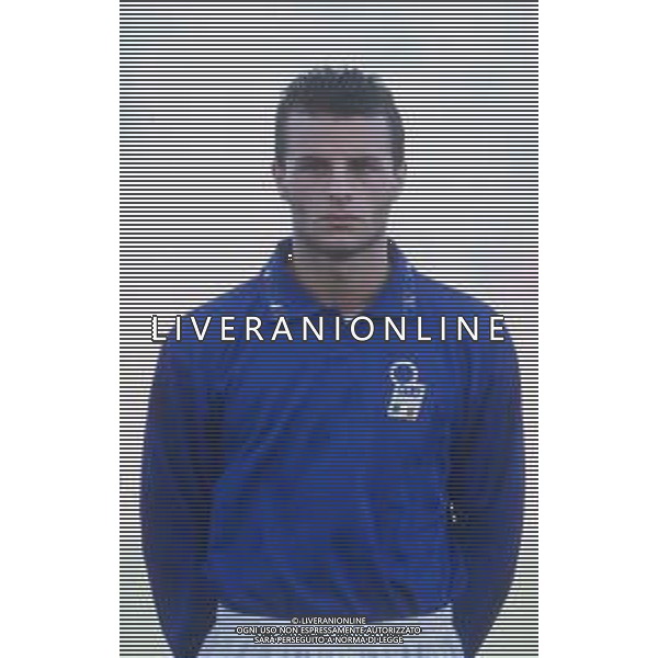 DIAP-RETROSPETTIVA FRANCESCO COLONNESE CALCIATORE NELLA FOTO FRANCESCO COLONNESE CON LA MAGLIA DELLA NAZIONALE ITALIANA NELL\'ANNO 1993-1994 AG ALDO LIVERANI SAS