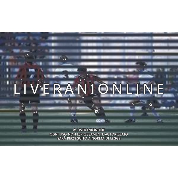 DIAP-RETROSPETTIVA ANTONIO CHAMOT CALCIATORE NELLA FOTO JOSE\' ANTONIO CHAMOT CON LA MAGLIA DEL FOGGIA CALCIO NLL\'ANNO 1993 AG ALDO LIVERANI SAS