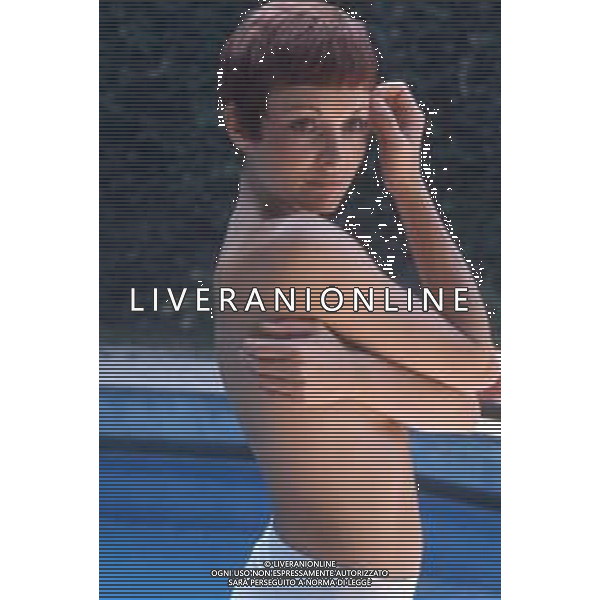 DIAP-RETROSPETTIVA MARTINE BROCHARD ATTRICE NELLA FOTO MARTINE BROCHARD NELL\'ANNO 1970 AG ALDO LIVERANI SAS