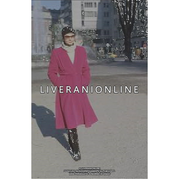 DIAP-RETROSPETTIVA MARTINE BROCHARD ATTRICE NELLA FOTO MARTINE BROCHARD CON FRANCO MOLE\' A TORINO NELL\'ANNO 1981 AG ALDO LIVERANI SAS