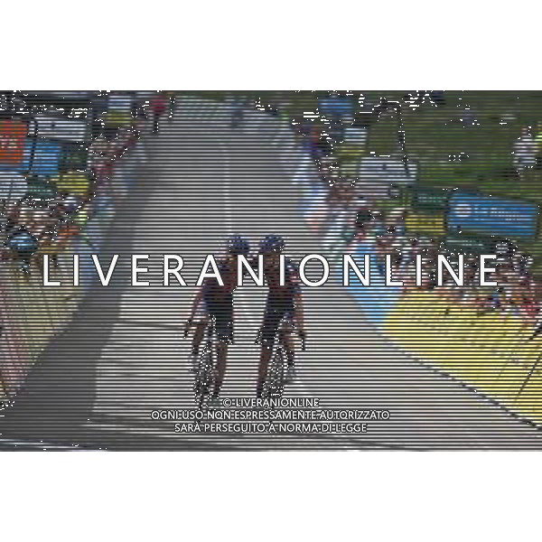 15-06-2025 Criterium Du Dauphine Libere; Tappa 08 Val D\'arc - Plateau Du Mont Cenis; 2025, Picnic - Postnl; Bardet, Romain; Hamilton, Chris; Plateau Du Mont Cenis; ©SIROTTI - AGENZIA ALDO LIVERANI SAS