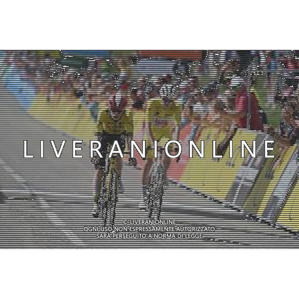 15-06-2025 Criterium Du Dauphine Libere; Tappa 08 Val D\'arc - Plateau Du Mont Cenis; 2025, Uae Team Emirates - Xrg; 2025, Visma - Lease A Bike; Pogacar, Tadej; Vingegaard, Jonas; Plateau Du Mont Cenis; ©SIROTTI - AGENZIA ALDO LIVERANI SAS