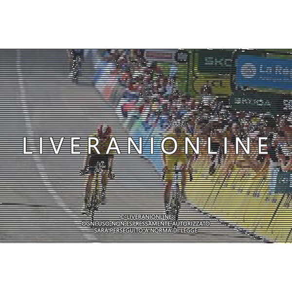 15-06-2025 Criterium Du Dauphine Libere; Tappa 08 Val D\'arc - Plateau Du Mont Cenis; 2025, Uae Team Emirates - Xrg; 2025, Visma - Lease A Bike; Pogacar, Tadej; Vingegaard, Jonas; Plateau Du Mont Cenis; ©SIROTTI - AGENZIA ALDO LIVERANI SAS