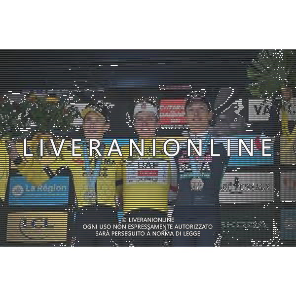 15-06-2025 Criterium Du Dauphine Libere; Tappa 08 Val D\'arc - Plateau Du Mont Cenis; 2025, Uae Team Emirates - Xrg; 2025, Visma - Lease A Bike; 2025, Red Bull - Bora Hansgrohe; Pogacar, Tadej; Vingegaard, Jonas; Lipowitz, Florian; Plateau Du Mont Cenis; ©SIROTTI - AGENZIA ALDO LIVERANI SAS