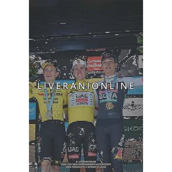 15-06-2025 Criterium Du Dauphine Libere; Tappa 08 Val D\'arc - Plateau Du Mont Cenis; 2025, Uae Team Emirates - Xrg; 2025, Visma - Lease A Bike; 2025, Red Bull - Bora Hansgrohe; Pogacar, Tadej; Vingegaard, Jonas; Lipowitz, Florian; Plateau Du Mont Cenis; ©SIROTTI - AGENZIA ALDO LIVERANI SAS