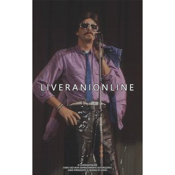 DIAP-RETROSPETTIVA ALAN SORRENTI CANTANTE NELLA FOTO ALAN SORRENTI NELL\'ANNO 1980 AG ALDO LIVERANI SAS